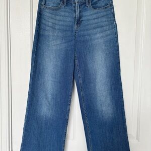 Old Navy Mid-Blue Wide-Leg Jeans
